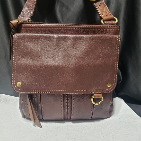 Fossil Handbags - Fossil Morgan Traveler Leather Crossbody ZB4798